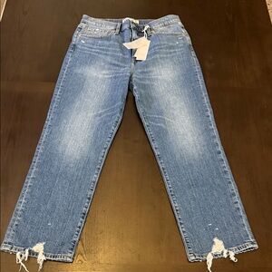 NEW! Daze Denim Straight Up High Rose Straight Jeans in Tough Love. size 29